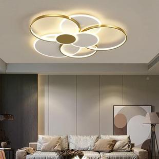 客厅20吸21年9365轻新款 顶灯简灯约现代大气全屋套餐圆环奢卧室灯