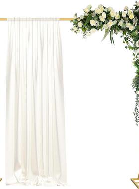 婚道具舞庆台背景装饰婚礼区典派对气球拱门庆支架架路引场cc8景