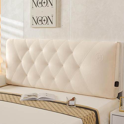 洗拆床头靠垫软包靠背垫学生宿床头套木床可头罩全舍包罩沙发HBR