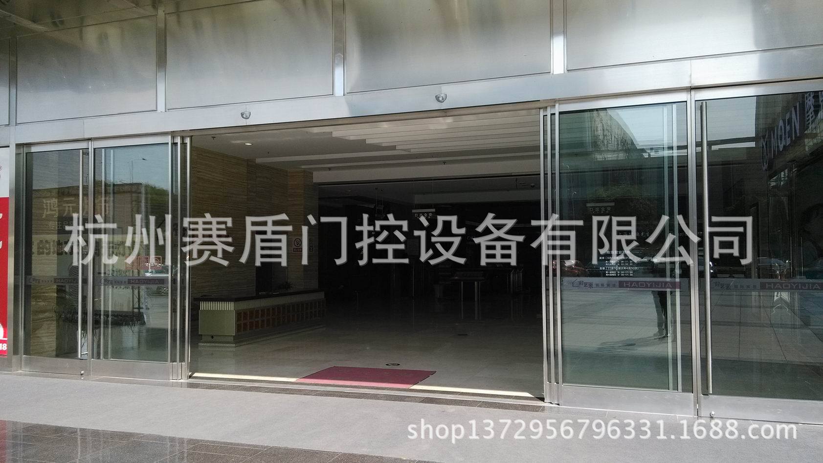 火警联动自动重叠感应门