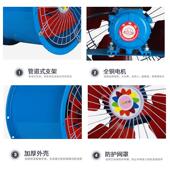 S排F大扇风量轴管道ZNU通风机流工业油烟风机挂壁圆筒风全铜电机