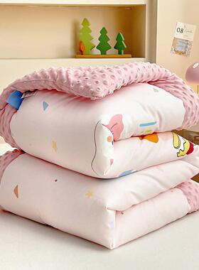 A类儿童被子幼儿纯棉婴豆豆被儿冬被可机园洗秋被芯YMF20250午睡