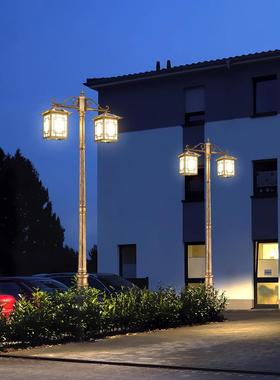 景观路阳灯户外防花园LGF别农墅村道路照明中式220v太能水超亮庭