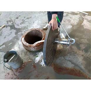 压水井农井村老式土古井家用水CTV井砖泵井手动抽水手摇泵坠落防