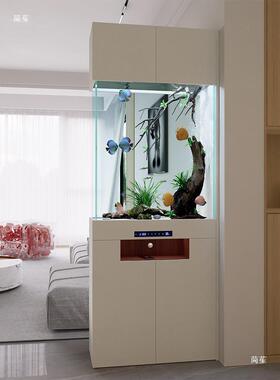 进门ZAV入户玄隔断柜屏风酒柜关靠墙客厅2025新款现代简约带鱼柜