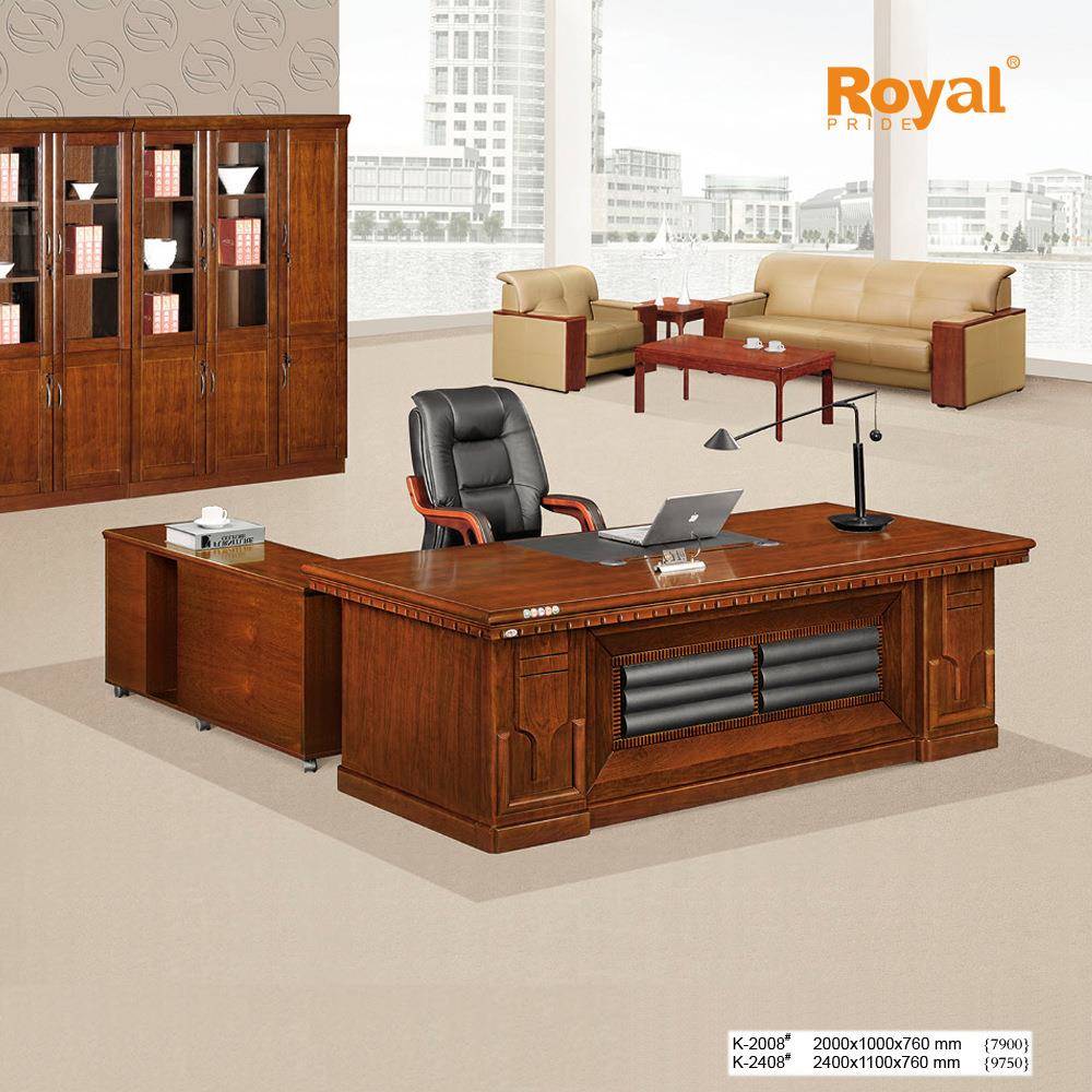 销办公家具直气大老板桌大班台经理桌现代CGV桌中式桌K08办公条