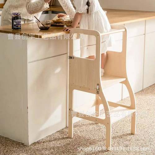 宝宝氏学习塔木制宝宝洗梯手儿童生洗蒙CY-0915漱凳幼儿卫间台阶