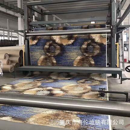 尼龙印JRR花地毯酒宾馆地走廊毯电影院P店VC火防B1方块满铺尼龙地