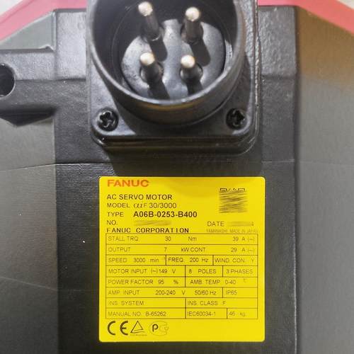 A06-0253B400A06B-2253-BB400FAOJVNUC发那科伺服电机原装现-货