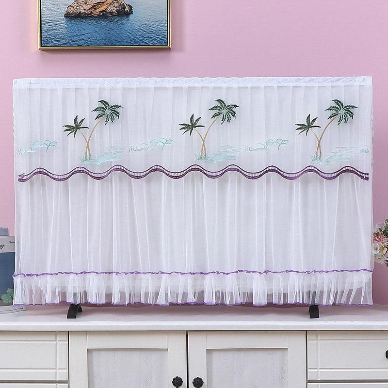 BB54C四周F76797MS包边开机不取电视?子防尘套65寸罩5英寸简约盖