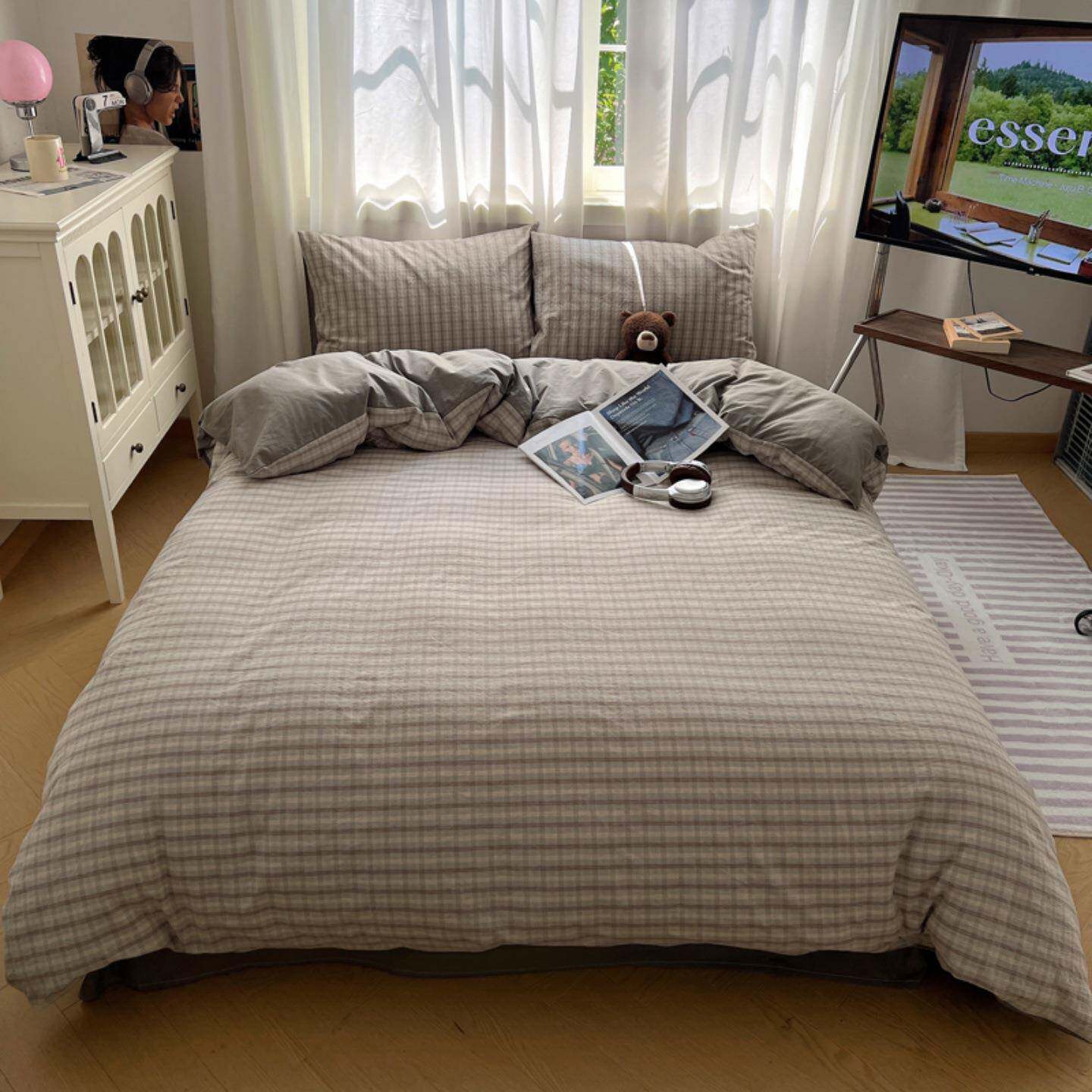 整被七件套被套子全套一套双人学生20250730宿舍床垫被褥六件被套