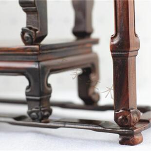 DZ红酸枝中低两式高明架博古木雕工艺品展示多宝格花盆景花架底架