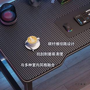 电脑桌台子式家用公桌简易出租屋卧室台式可折叠书电竞桌写PUU办