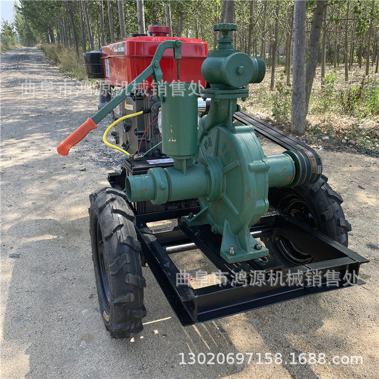 拖拉机传动轴抽水机 抗洪排水抽水泵 柴油机带动6寸蜗牛泵