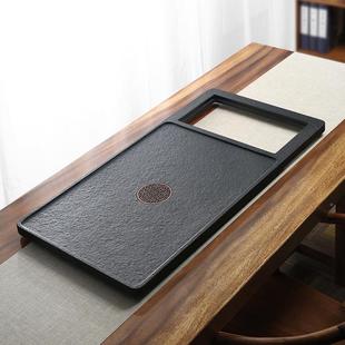 用全自动电器新款 烧水一体AL1007 火茶天然乌金石茶盘烧石台嵌入式