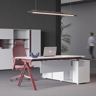 JD01 A04现代件简约老板办公桌椅组合文柜套办公室全主管桌经理大