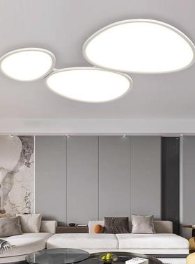 2024新全光谱客厅主现灯鹅石吸顶54974灯代简约大气高亮款款卵中