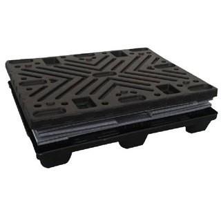 吹塑1200X100盖可折叠汽配0蜂窝板箱YAP天地物流托盘周围转箱