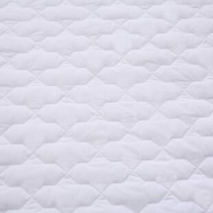 垫CFD26257白纯素绗色缝夹棉床笠全棉防滑床护纯棉席梦丝床罩床套