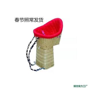 手工背娃娃竹纯编篓四川新婴背ALltao10儿童背篼品竹天然小孩宝宝
