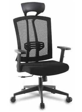 新品员简闲约POZ网布透气职办公电脑椅待洽谈休经接理老板椅前台