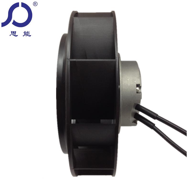 思外能EC220220V72电机后式离心814风机转子倾无刷调速离可心风机