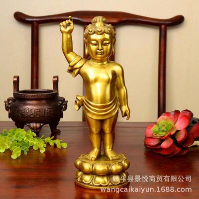 铜像人物雕DJG像铜浴太佛佛摆释子迦牟尼浴佛铜件像工艺品