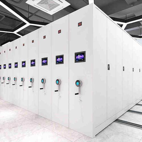 密集档案柜移架动档轨案集柜档案室密密可定制集资料架手动电动道