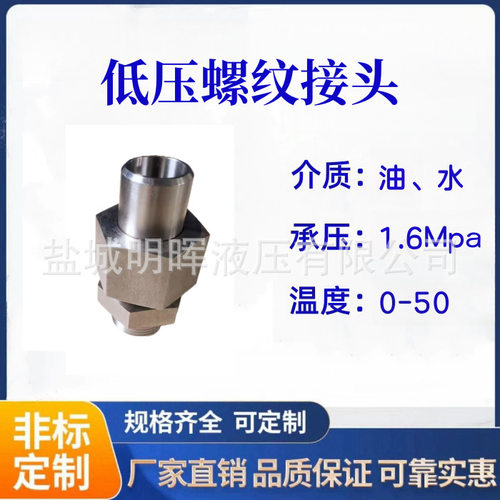 船用船标低压螺纹接头 F型 CB821-84同CB/T4456-17 304  316L