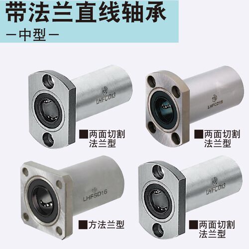 嵌入式中型带法兰直线轴承
