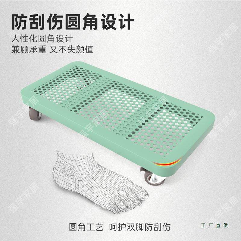 F9688SS7动主机托架动可滑轮底座台式电脑机箱支移架家用办公室置