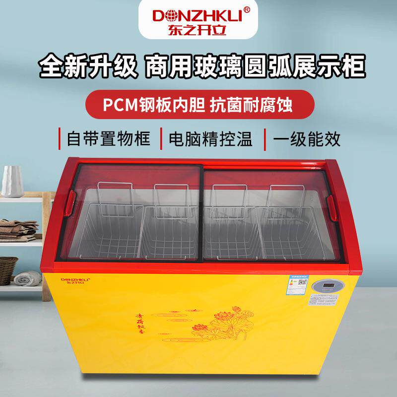 东之JIF冷开立冰柜商用小型压缩冷车载冰箱冷冻藏制车家机两用雪