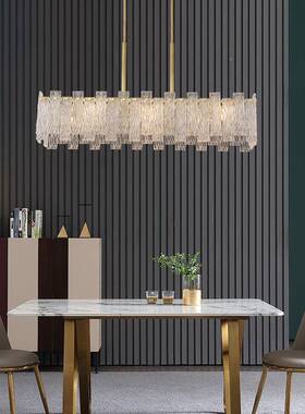 灯后现代全吊意灯轻奢艺YH88120术客厅餐厅简约设计师样板房铜创