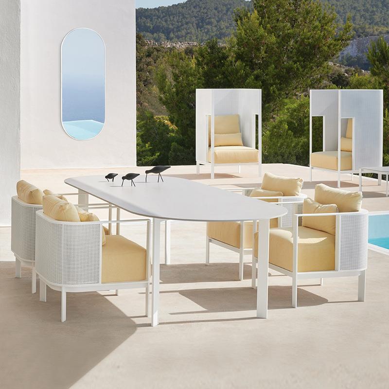 合不锈钢户外沙发防雨防晒庭院露天室外阳台休茶HL-111闲具几组家