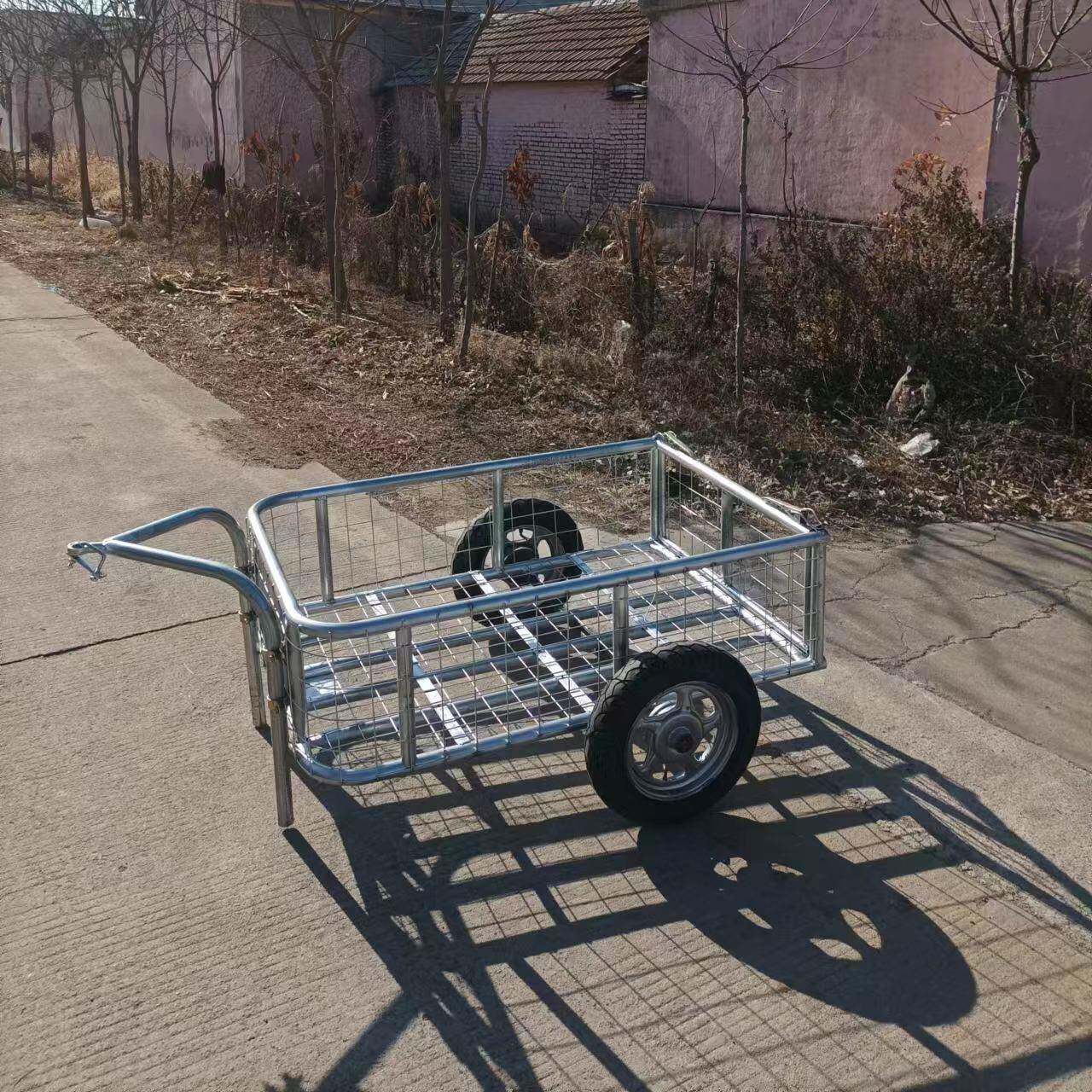 工地拖水车建筑农用两双二轮加50847厚轮单轮独轮家轮用摆摊泥地