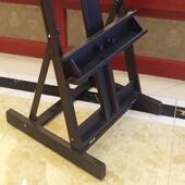 大落画地油画架榉制架展示架升降画架子925木带轮子楼盘展示画展