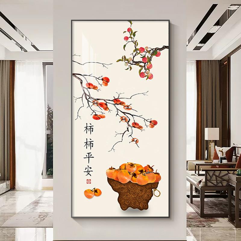 事事如入意玄关画装饰新20230806中式寓意好进门画简约户走廊过道