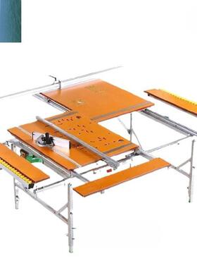 PWI便携电锯架子切割木工工作台推台桌子料机工开铁台桌架翻转推