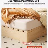 无床头实木榻榻床架子防潮透气排骨架出生租146屋日米式 矮民地台