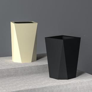 艺术造型形垃圾桶大菱别墅客厅茶几卧缝室卫生间型夹双MD L02层窄