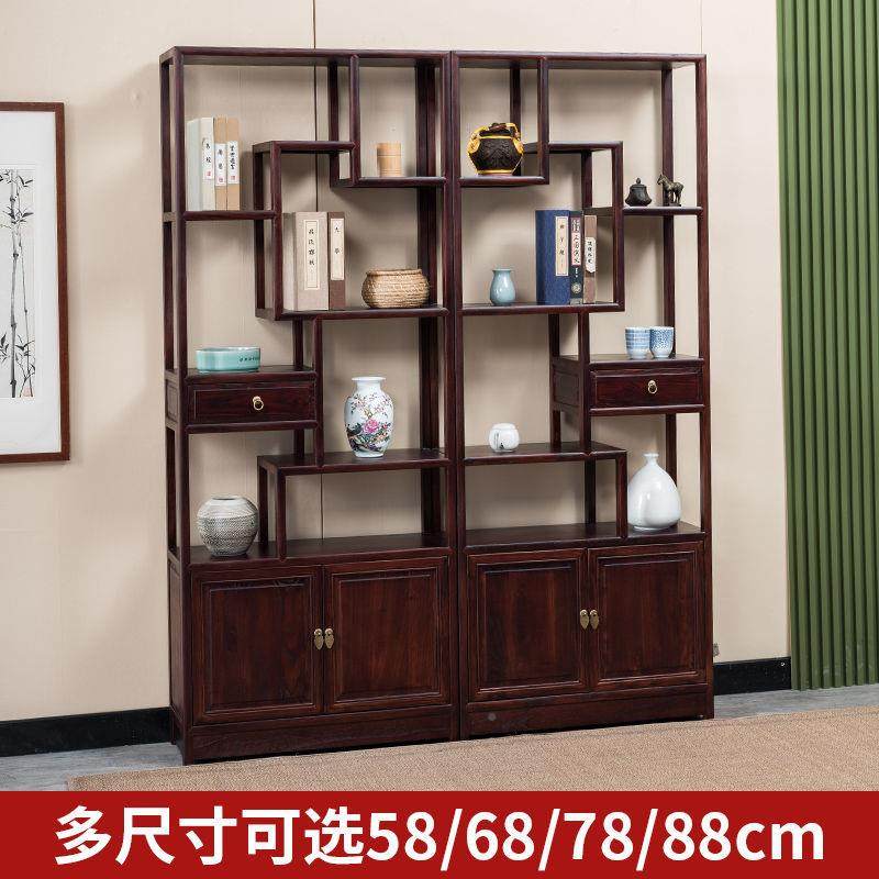 新中式实古木博架现代简约无品牌/置物架室收纳展小示柜客厅隔断,基础建材,脚轮/万向轮,淘宝优惠券,粉丝福利购,淘宝优惠卷