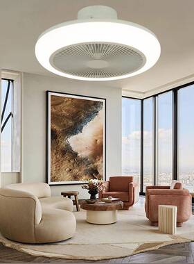 现代简约15958吸顶风扇灯客卧室小书房风扇灯扇一灯体吸顶灯餐电