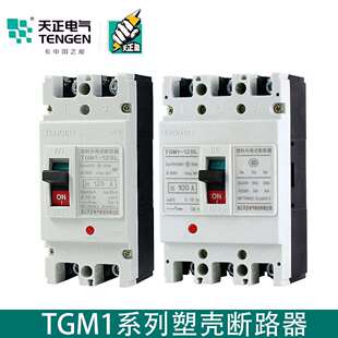TENGEN天正电气3P4P塑壳断路器TGM1-63L/125L/250L/400L/630L/330