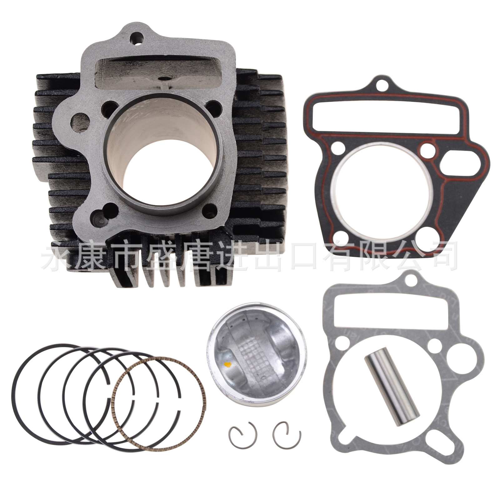 GOOFIT 52.4mm缸套垫圈活塞环组件适配4冲程力帆 110CC 125cc