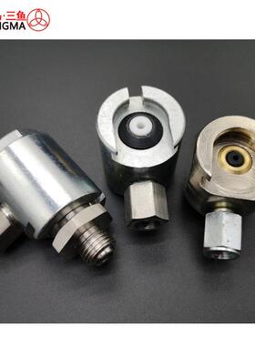 【圣马】平扣式油枪油嘴 22mm平头油嘴枪头 黄油枪加油嘴 DIN3404