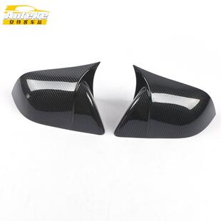 适于用9款MOE后视镜牛1L3后视镜牛角款亮片DMODEL3反光镜倒车镜装