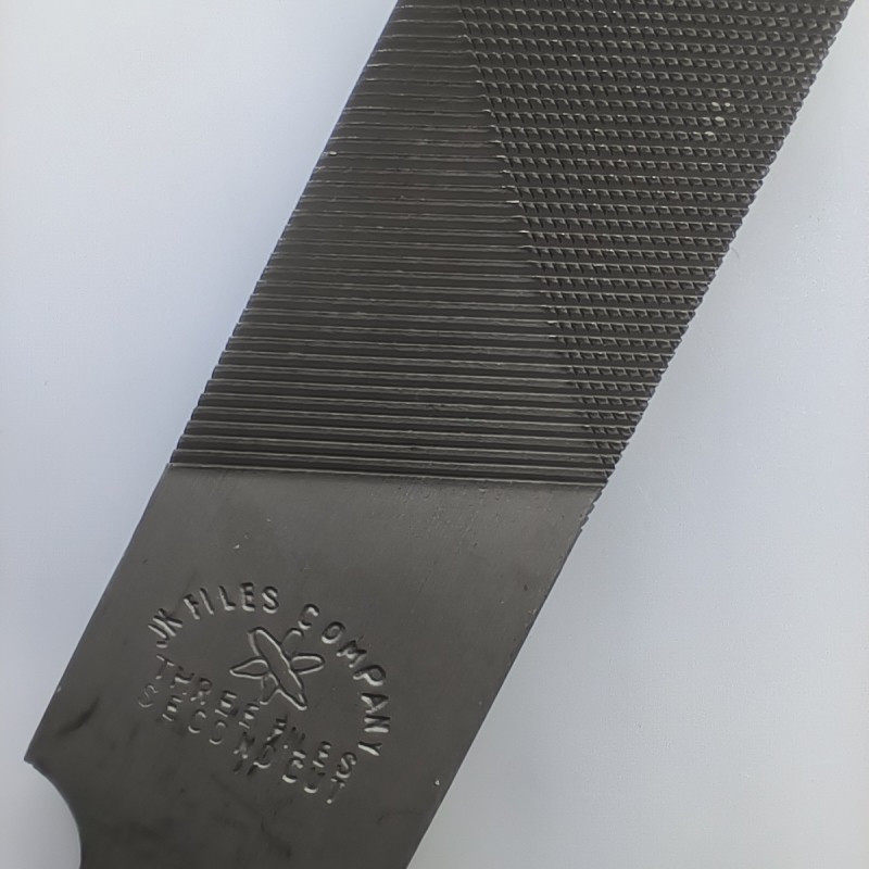 西班牙三锉牌进口锉刀打磨工具钢锉粗中细齿机工锉金属木工平锉刀