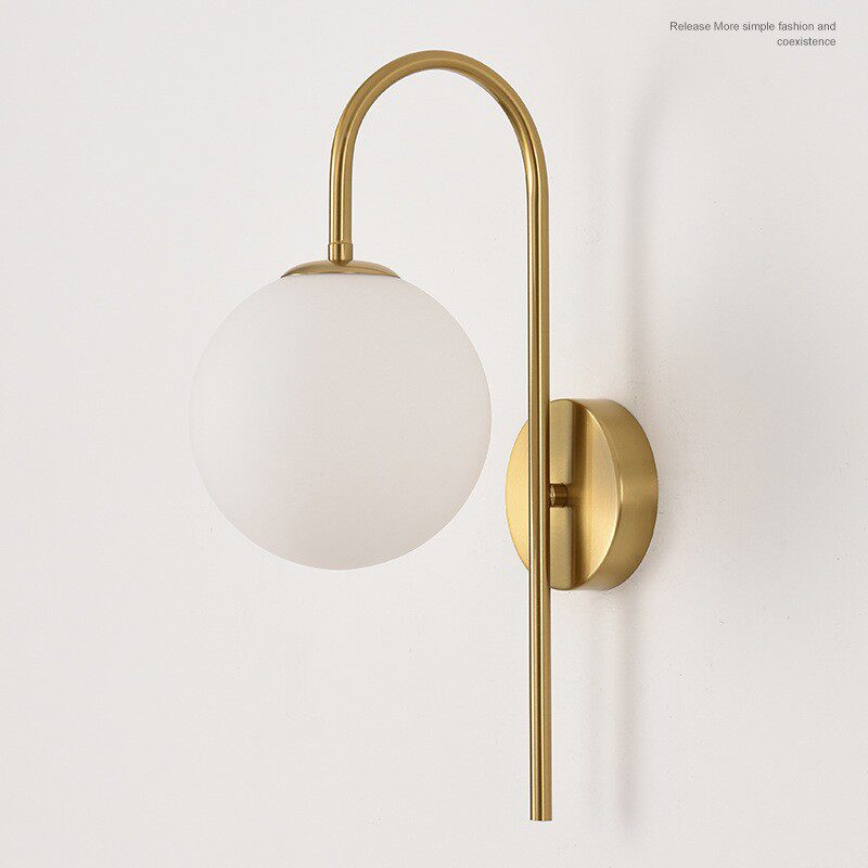 壁灯卧室床头灯法中古风客厅背景式墙灯亮楼特梯过道走廊灯88188