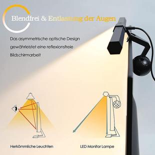 屏幕挂灯电脑显示器灯led护眼灯触摸屏幕挂灯台式办公电脑挂灯