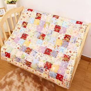 纯棉花成品百家被手工满月红福喜庆褥新生婴儿宝宝儿童百福被子